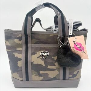 Camouflage Tote Bag - Black and Gray